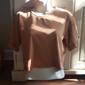Forever 21 Medium Brown Teddy Croptop